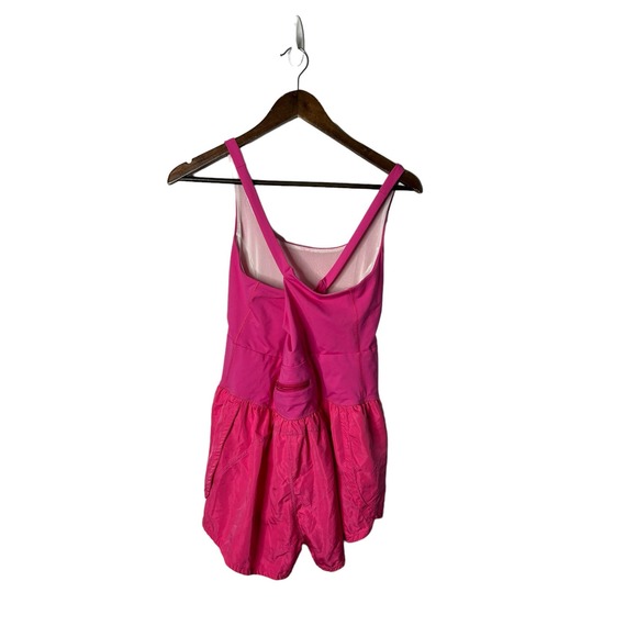 TCEC Hot pink One piece Athletic Romper shorts size large - Picture 2 of 2
